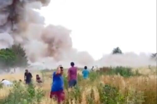 Videos: Dejan tres explosiones en Edomex, por lo menos 10 lesionados